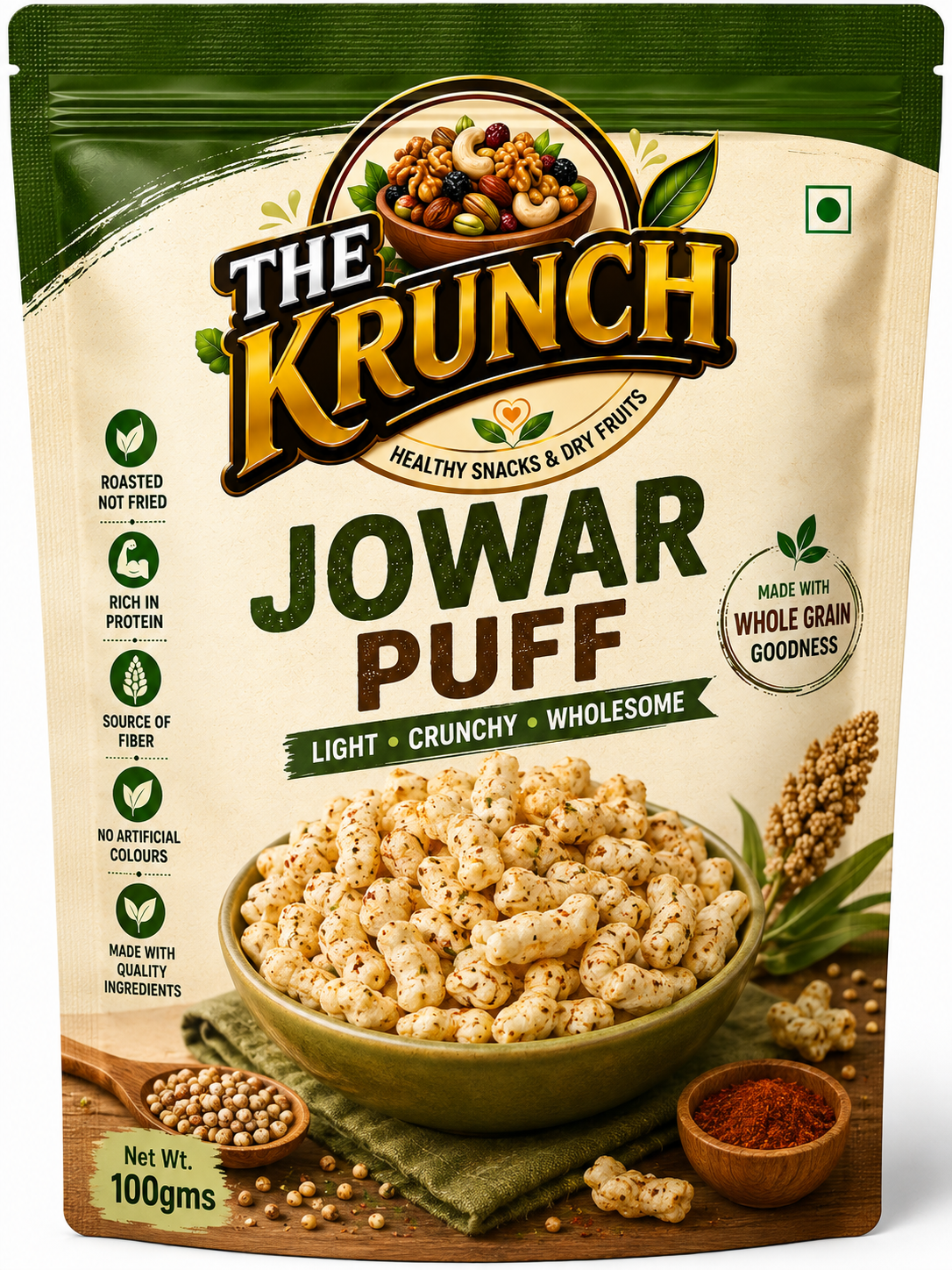 Jowar Puff