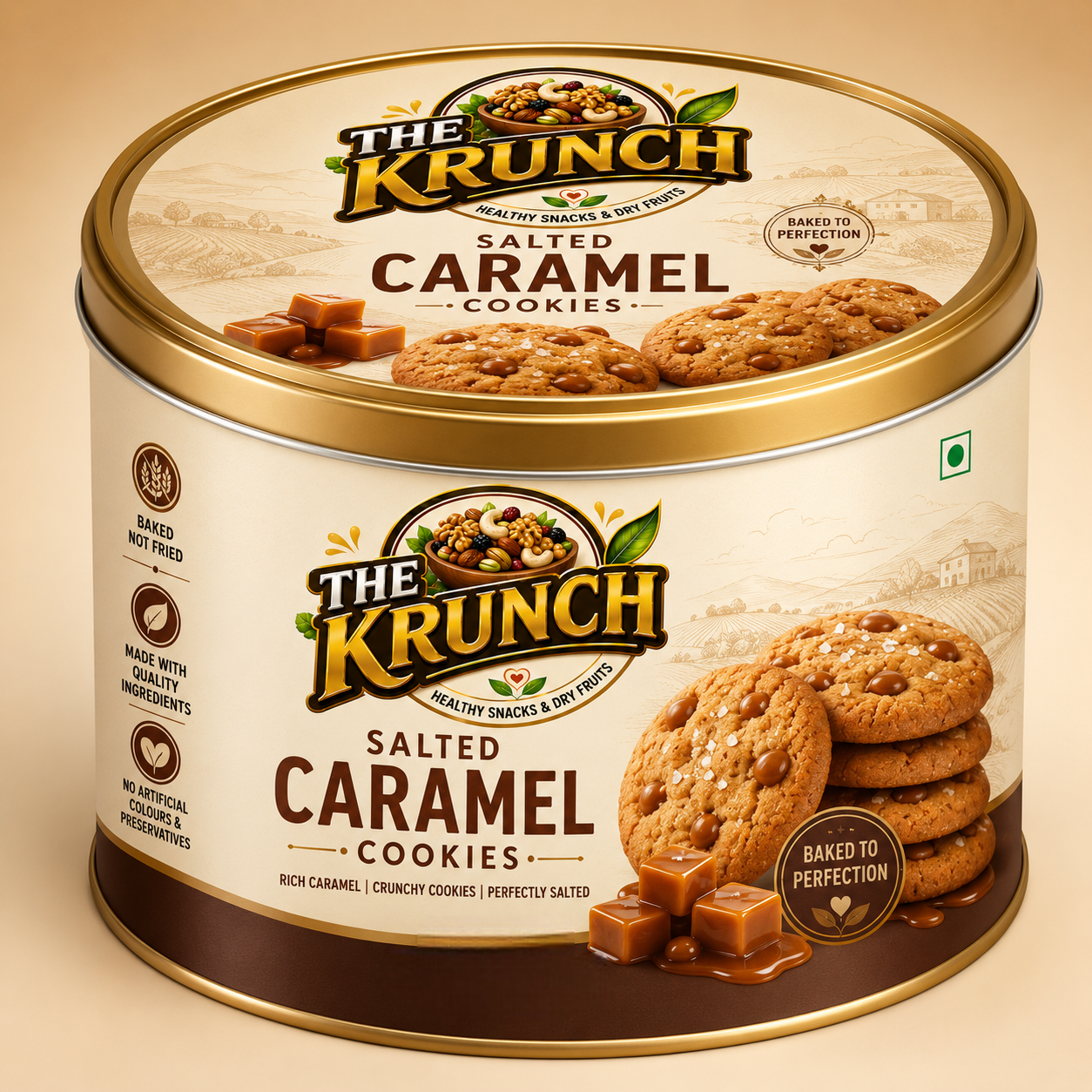 Salted Caramel Cookie Tin