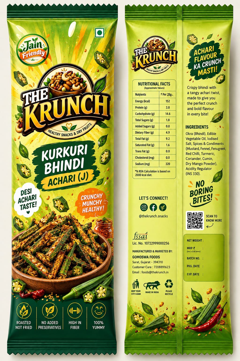 Kurkuri Bhindi Chatpata