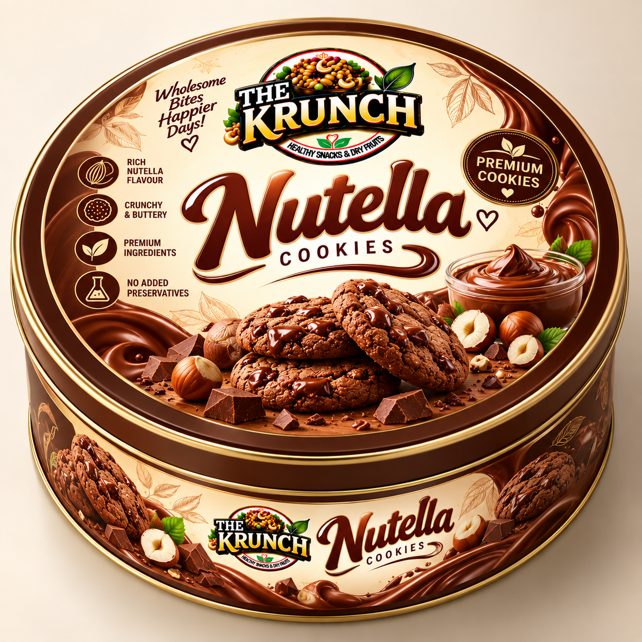 Cookie Tin - Nutella
